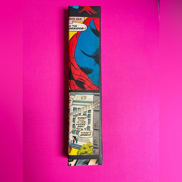 🕷️ Chunky wooden letter Spiderman comics paper Different letters available - Picture 6 of 16